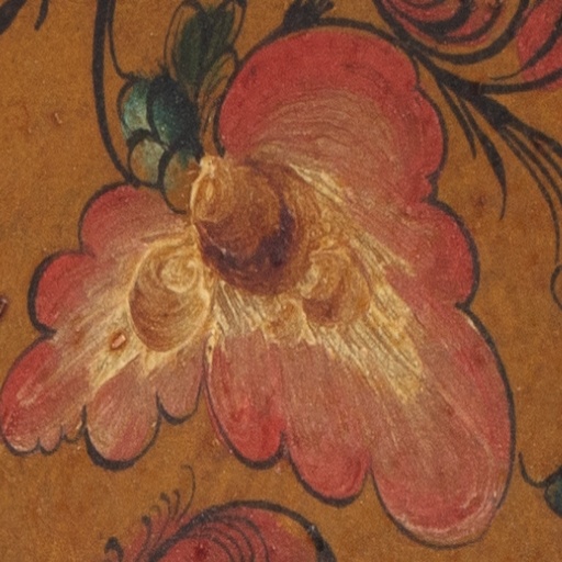 Blomst med gull- og kremhøylys